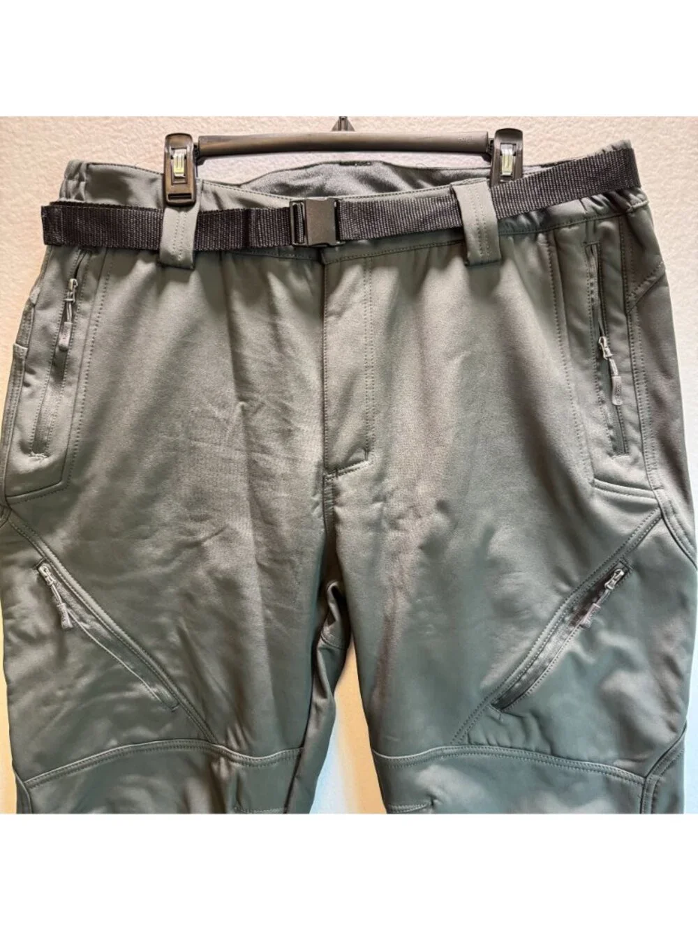 Free Soldier Men's Tactical Gear Windproof Softshell Fleece Lined Pants 38